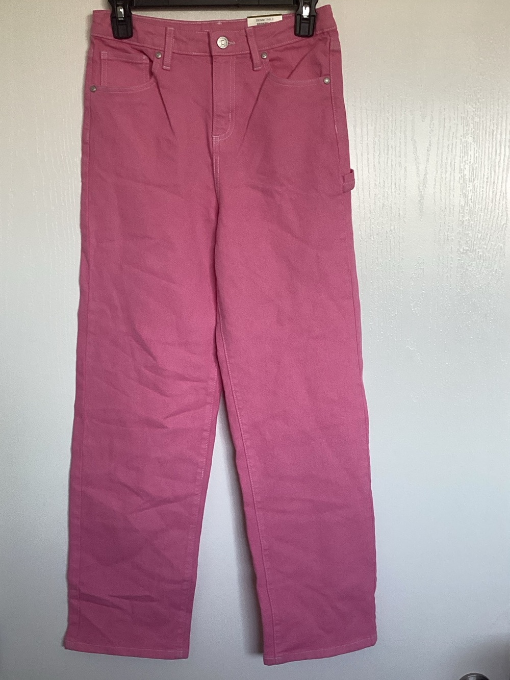 Epic Threads Pink Carpenter Straight Leg Adjustable Waist Jeans